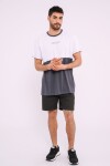 Remera oversize estampada Azul