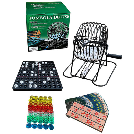 Juego De Mesa Familiar Bingo Con Bolillero De Metal Jug013115