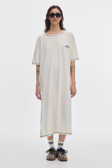 Vestido Pad Bold Offwhite