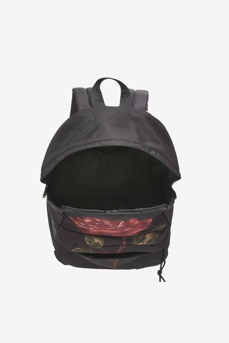 MOCHILA FLOR Negro