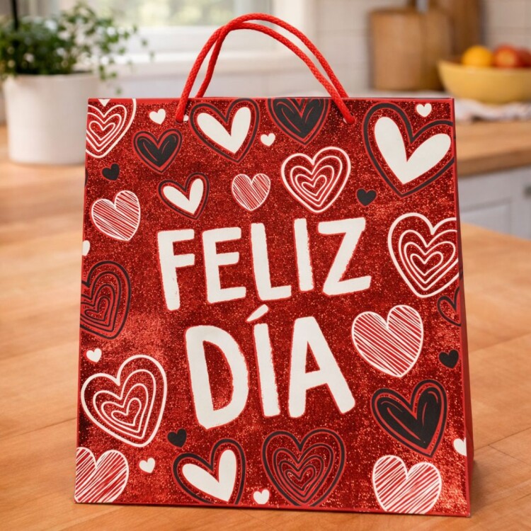 Bolsa De Regalo 4 Diseños 26x32x10Cm Bolsa De Regalo 4 Diseños 26x32x10Cm