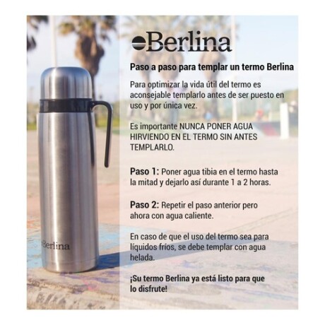 Set Berlina termo 1L + mate 140ml en acero inoxidable + bombilla Set Berlina termo 1L + mate 140ml en acero inoxidable + bombilla