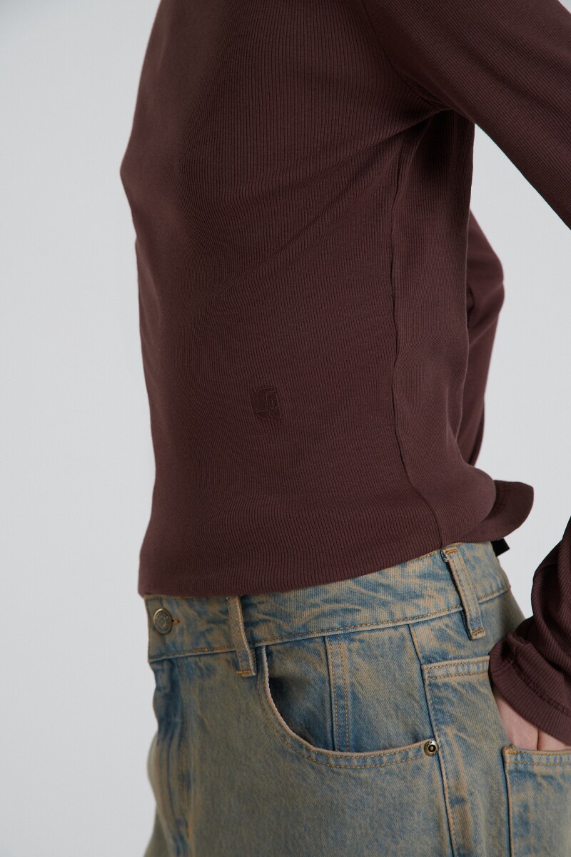 REMERA ML DESPINA Marron