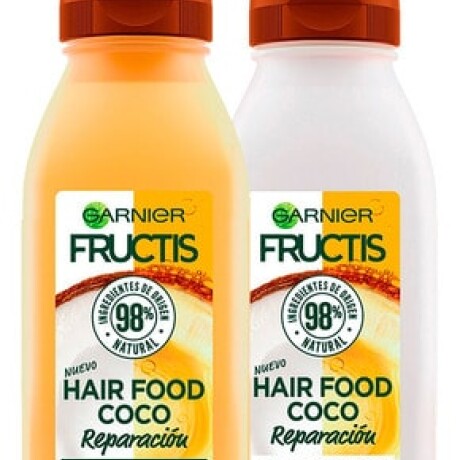 Pack Shampoo Y Acondicionador Fructis Hair Food Coco 300 ml + 300 ml Pack Shampoo Y Acondicionador Fructis Hair Food Coco 300 ml + 300 ml