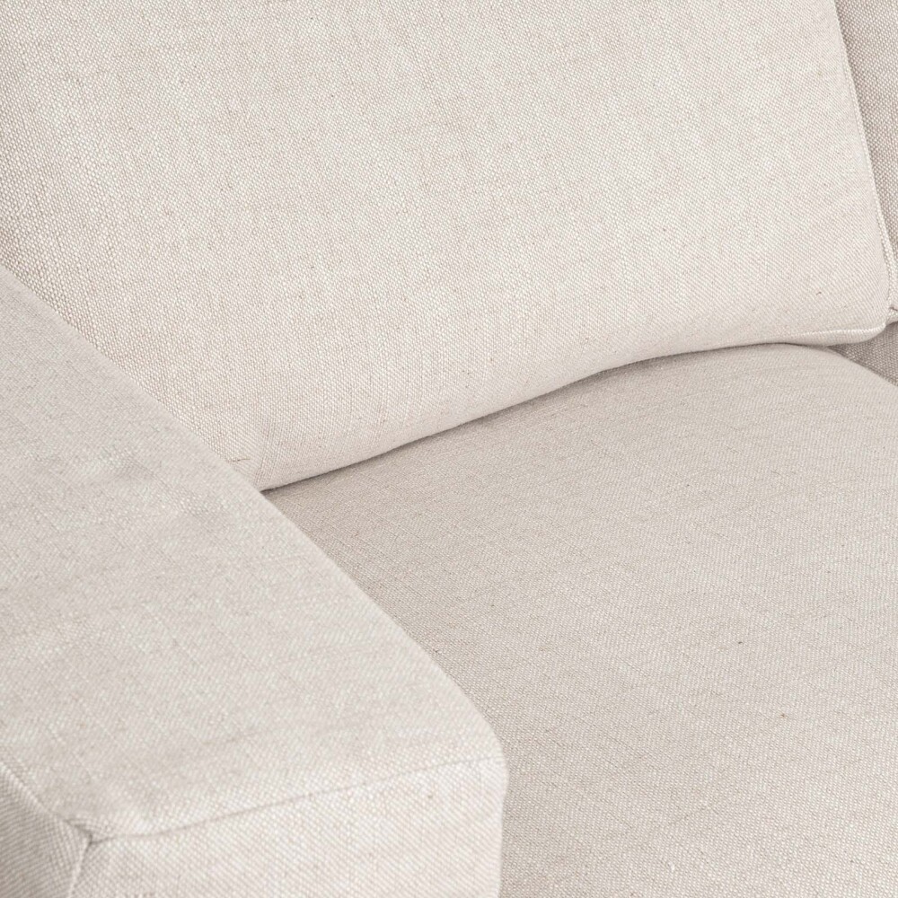 SOFÁ CON FUNDA DESMONTTABLE 2 CUERPOS TELA-Y-MADERA NATURAL-BEIGE CHARLIE NATURAL