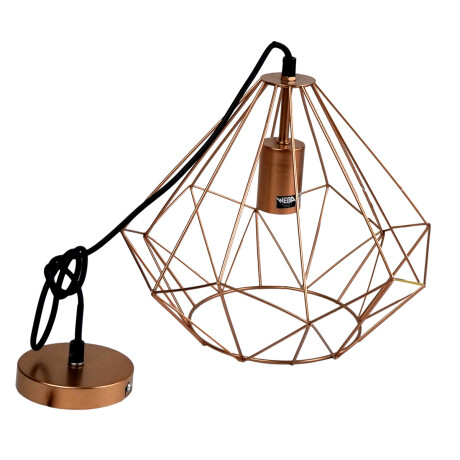 LAMPARA TECHO METAL COLGANTE POPTEM ESTILO PRISMA BILBOQUE LAMPARA TECHO METAL COLGANTE POPTEM ESTILO PRISMA BILBOQUE