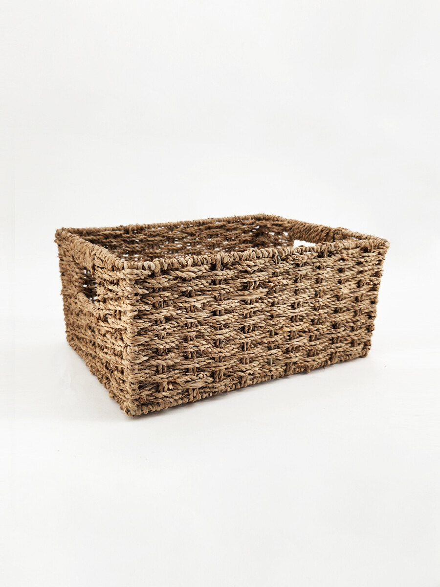 CANASTO RECTANGULAR - MARRON 