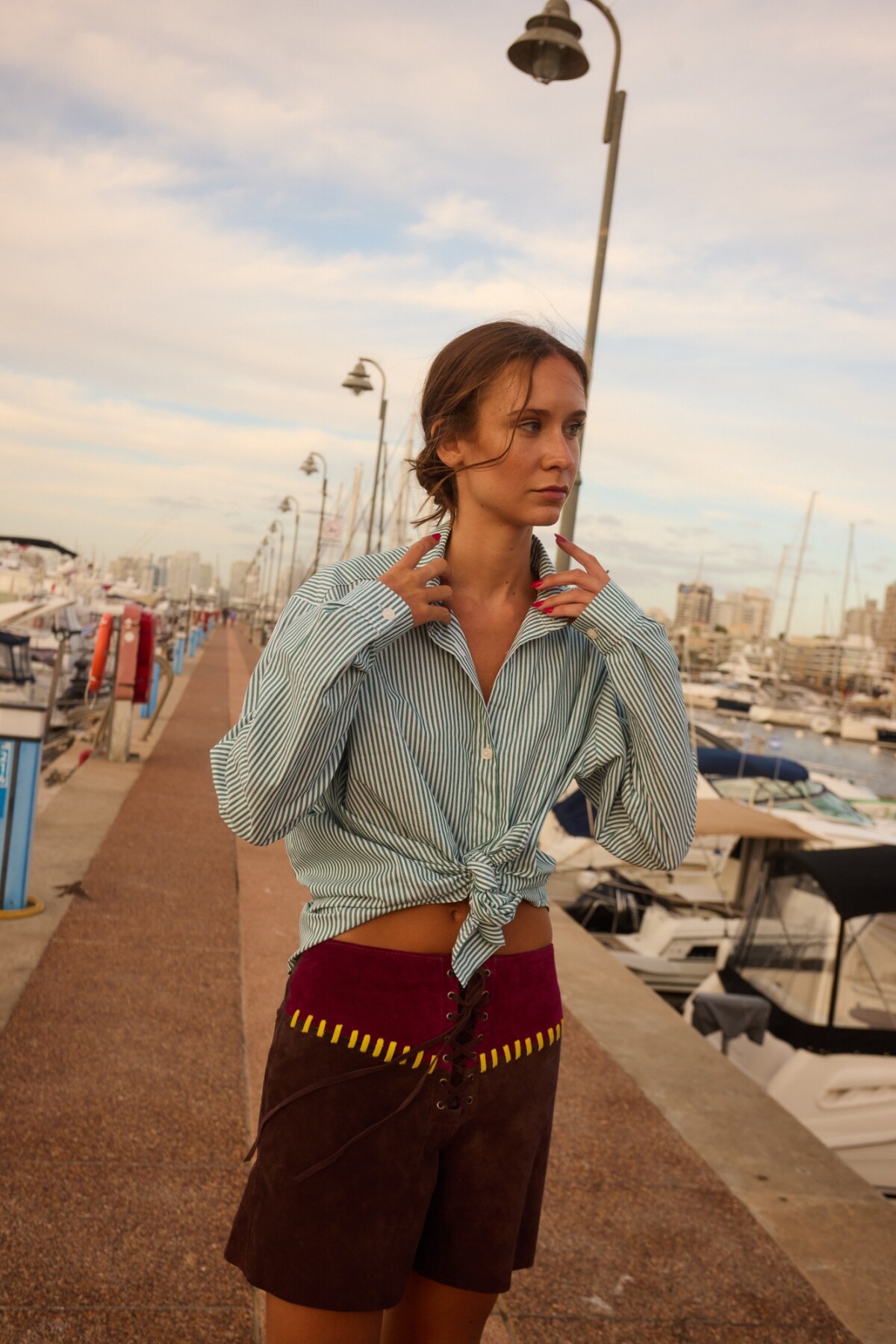 Gipsy Shorts Bordeaux / Chocolate