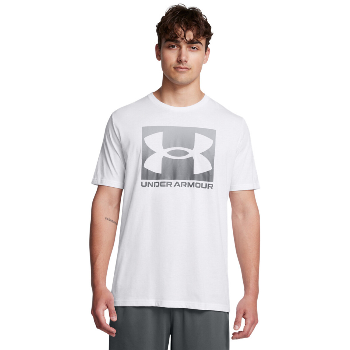 UA M BOXED SPORTS UPDATED SS-WHT - WHT-100 