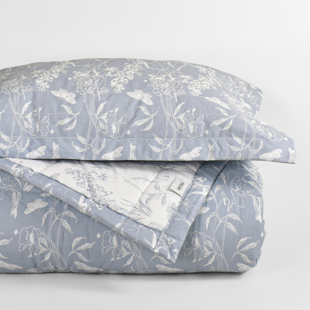 Edredón Amelia Toile Celeste Full- Queen
