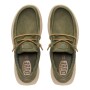Wally COMF Worn Twill Hombre Burnt Olive/Boulder Tan