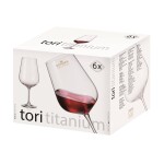 SET 6 COPA VINO 850ML TORI TITANIUM BOHEMIA SET 6 COPA VINO 850ML TORI TITANIUM BOHEMIA