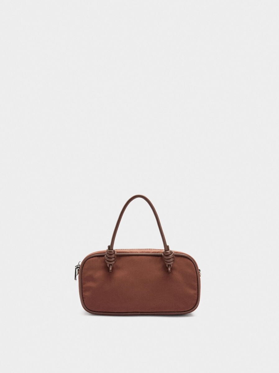 Bolso Bowling De Nylon - naranja 