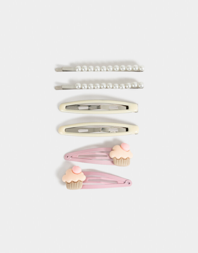 Hebillas Infantiles Con strass Set De Hebillas Infantiles - Combinacion Bicolor