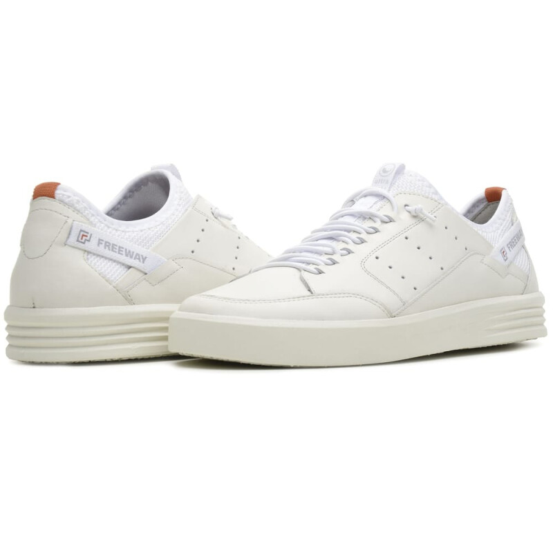 Zapatos de Hombre Freeway Marshall Casual Blanco Hueso