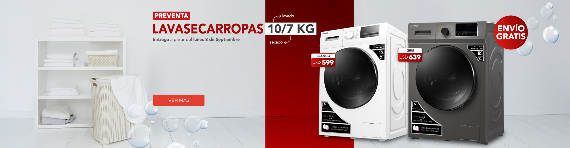 Preventa Lavasecarropas