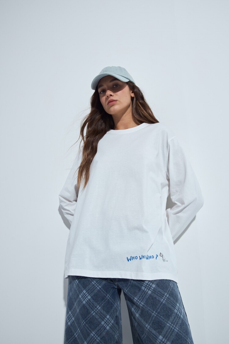 REMERA DOGS OUT Blanco