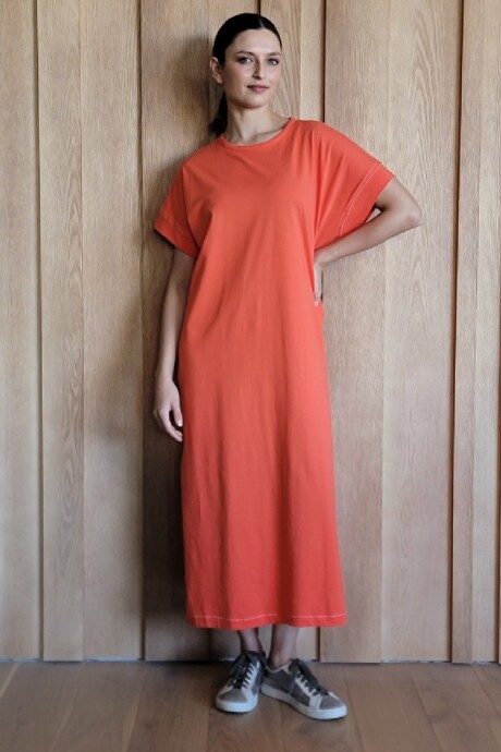 Vestido Agapanto Naranja