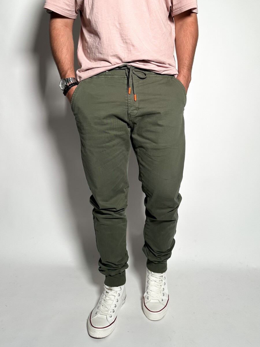 Pantalon con puño Jonas - Verde 