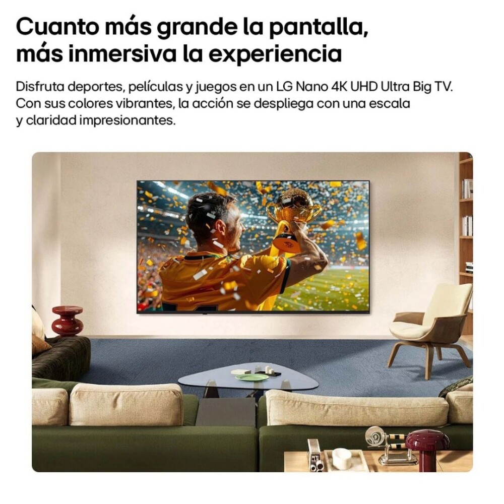 Televisor Smart TV 75" 4K UHD AI NANO - Modelo 75NU855 - LG Televisor Smart TV 75" 4K UHD AI NANO - Modelo 75NU855 - LG