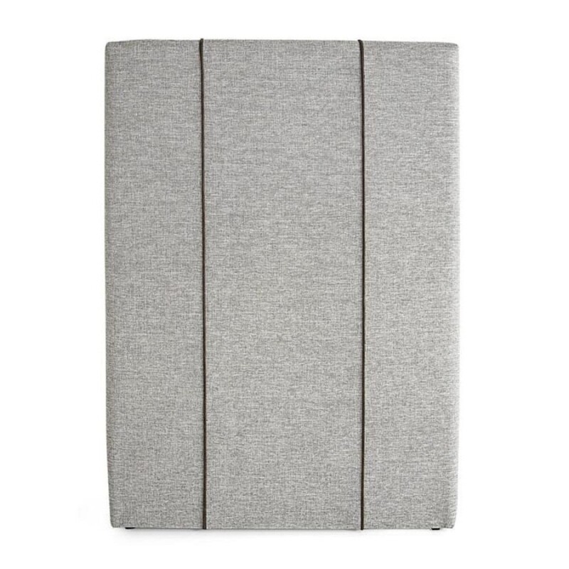 RESPALDO 1 PLAZA (0.90 MTS) - LISO TAPIZADO GRIS C/LISTON NEGRO RESPALDO 1 PLAZA (0.90 MTS) - LISO TAPIZADO GRIS C/LISTON NEGRO