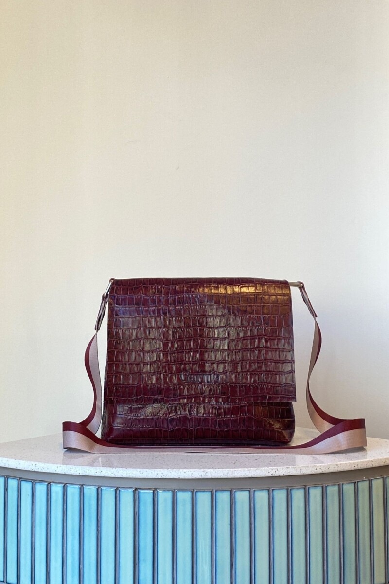 Bandolera Carla - Crocco Bordeaux 