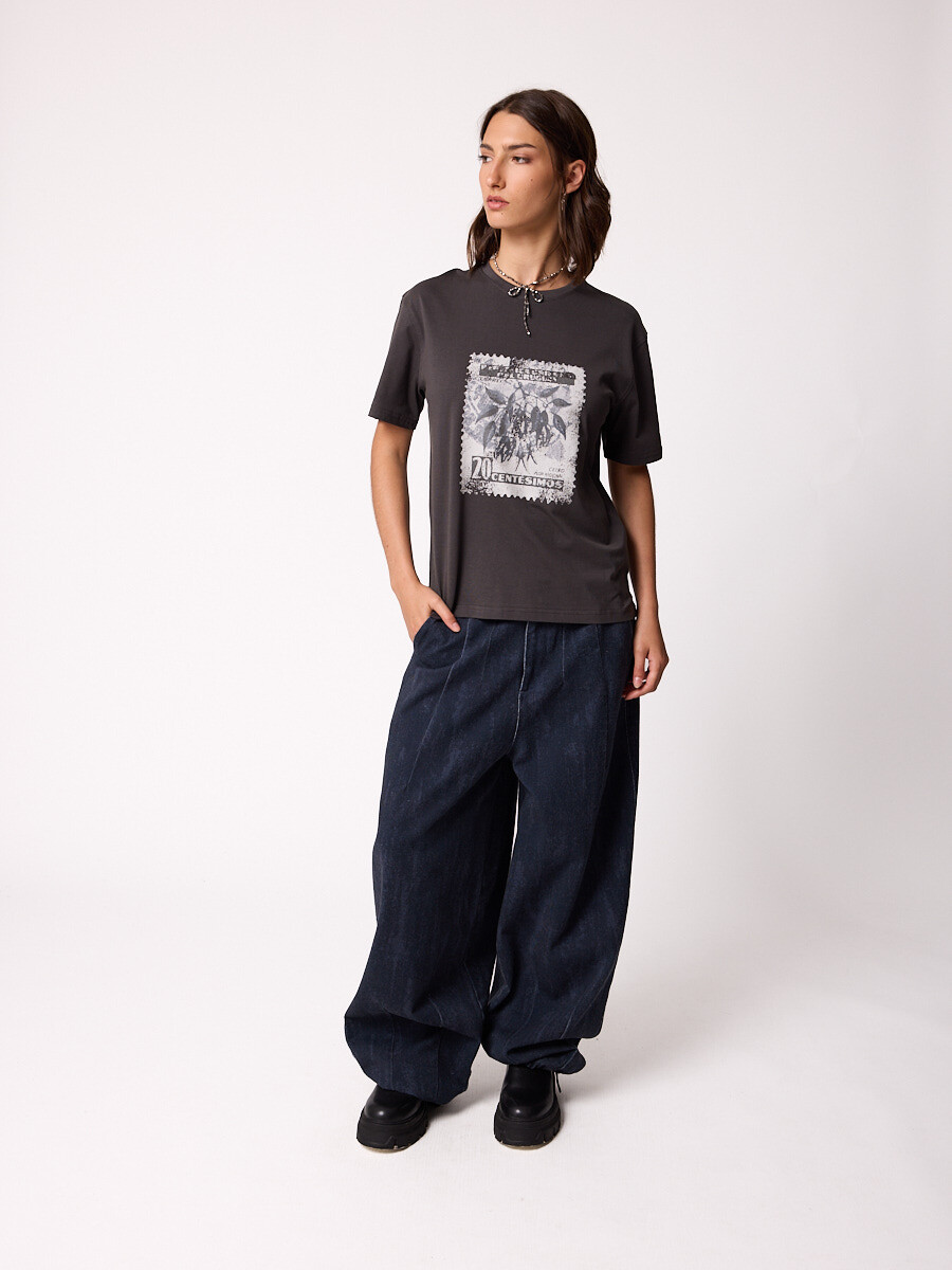 T-SHIRT PALCA DIXIE Gris Oscuro