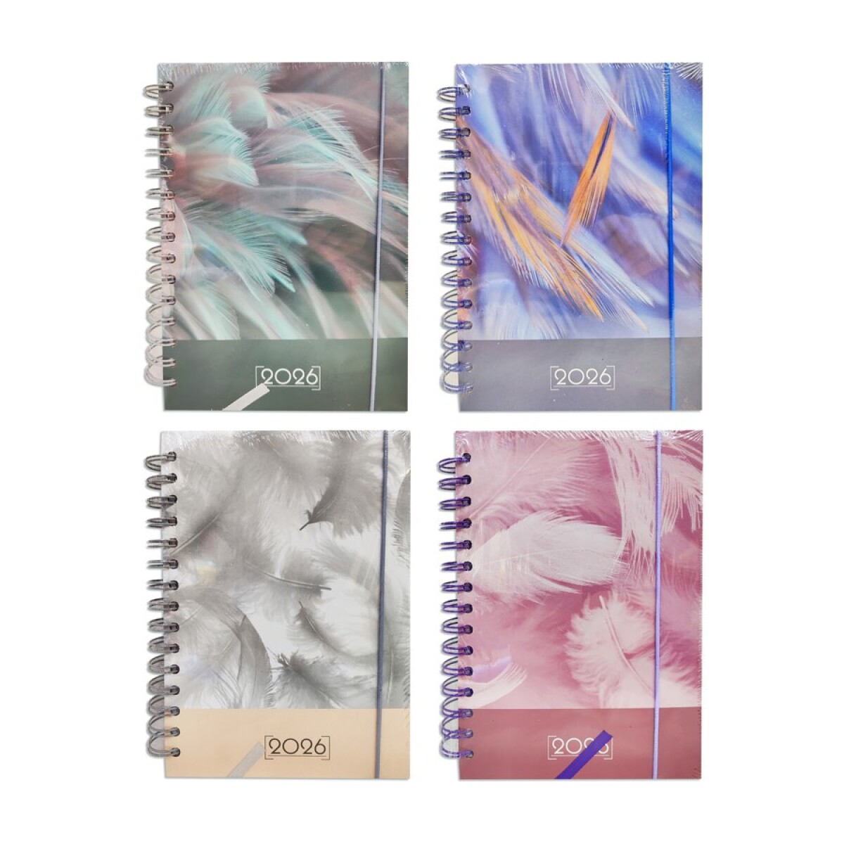 Agenda Flip 2026 HS0960 Feather con Espiral 