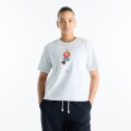 Remera New Balance de Dama - Varsity - WT62K2W4AHH GREY