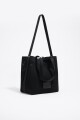 BOLSO SHOPPER MEDIANO Negro