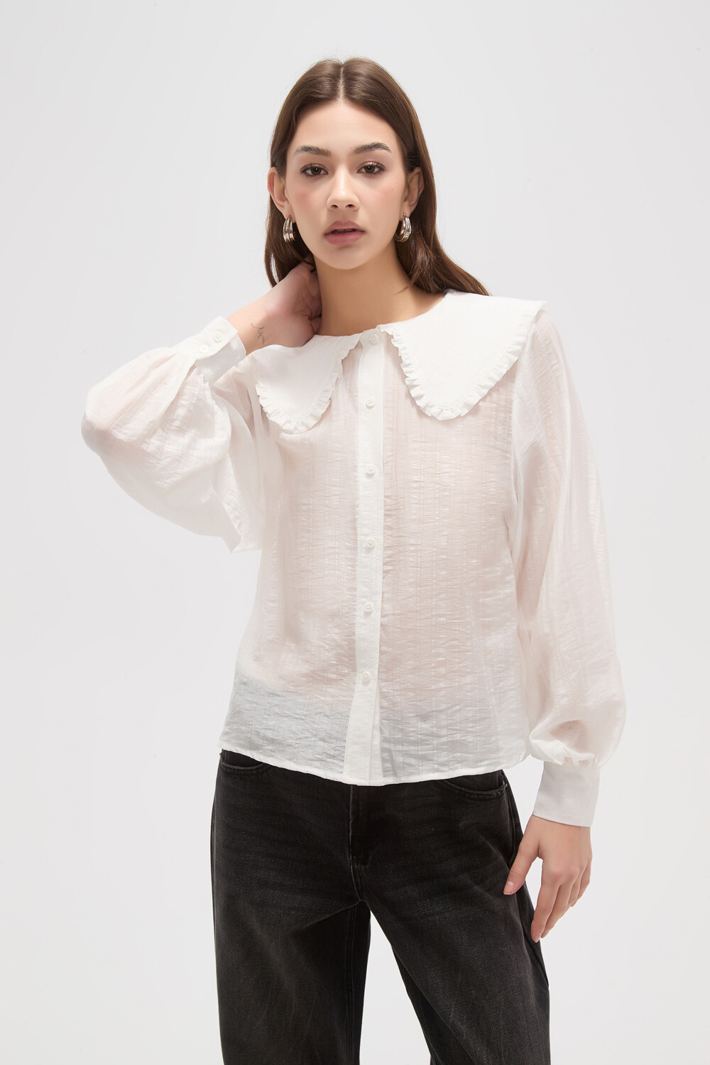 Camisa Raeli Marfil / Off White