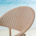 Silla de exterior Bambú Beige