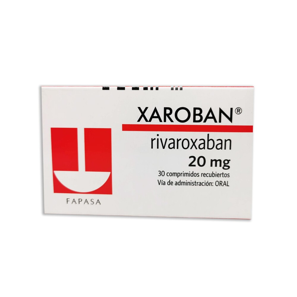 XAROBAN 20 MG. CJ X 30 COMP. única
