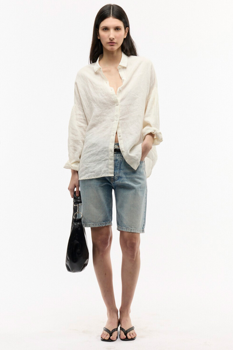 SHORT LOOSE LIGHT BLUE Azul
