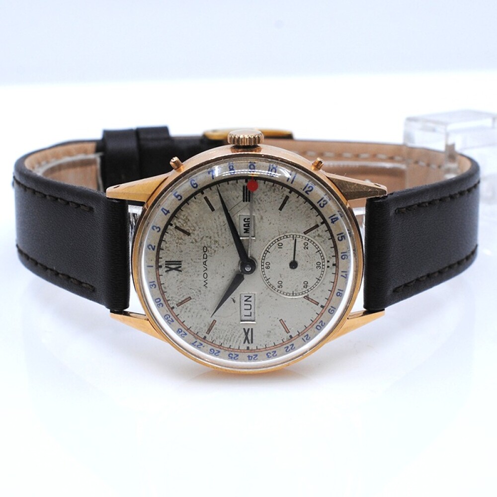 Movado triple calendario R4776 oro rosa 18k 32 mm año 1950´s calibre 470 Movado triple calendario R4776 oro rosa 18k 32 mm año 1950´s calibre 470