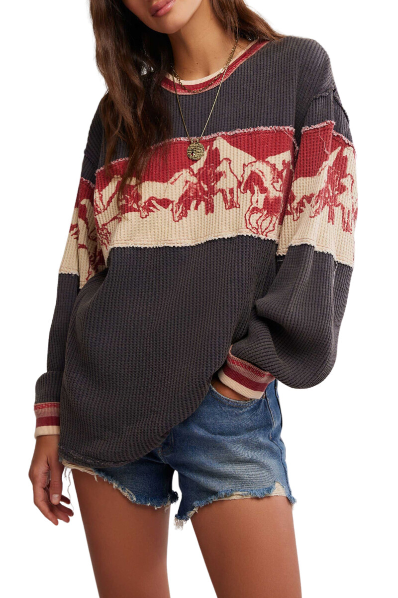 CAMISETA BIG SKY Rojo