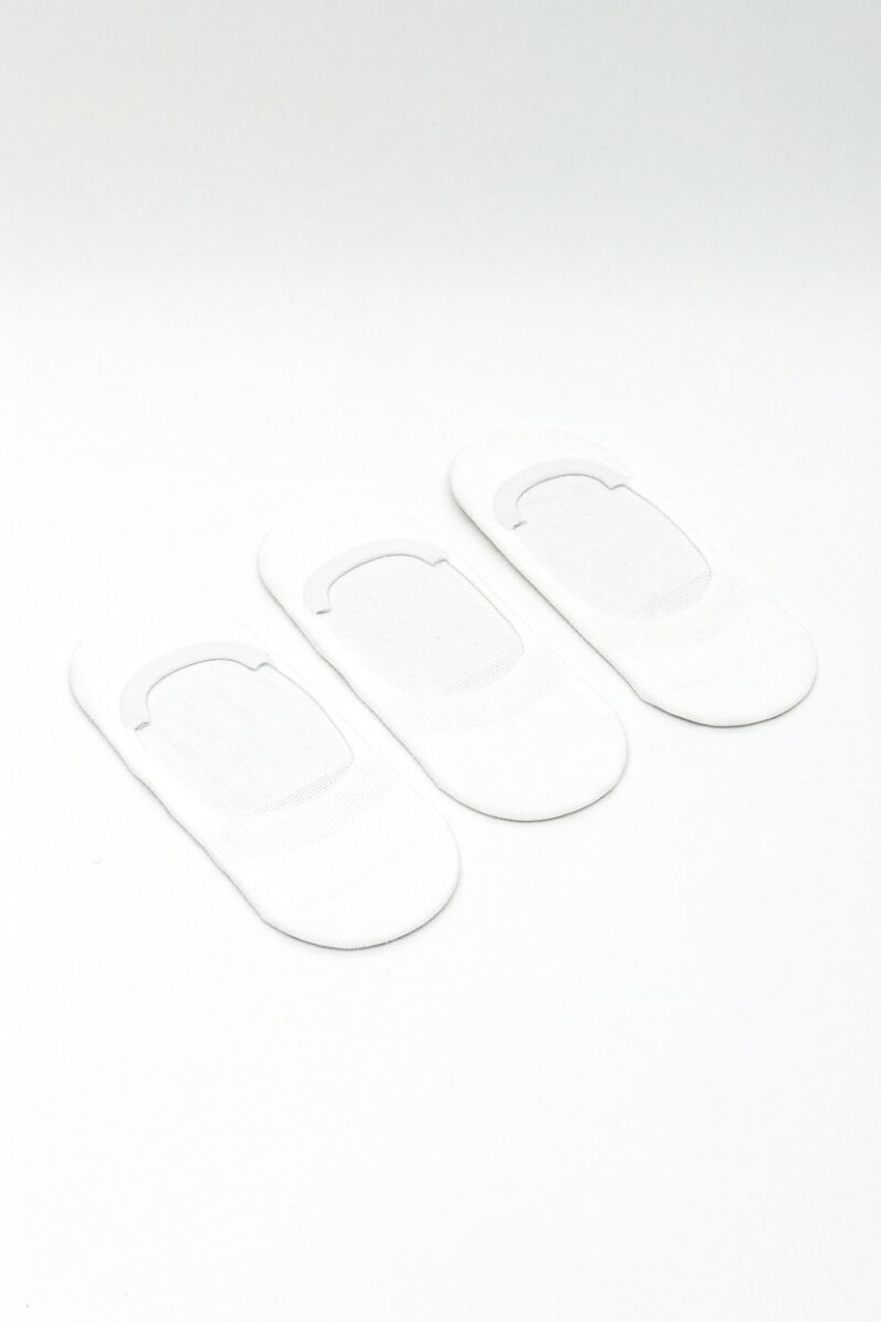 Medias Invisible Cardio, Pack X 3 - Estampado 1 