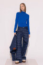JEANS WIDE WINTER KISS Azul