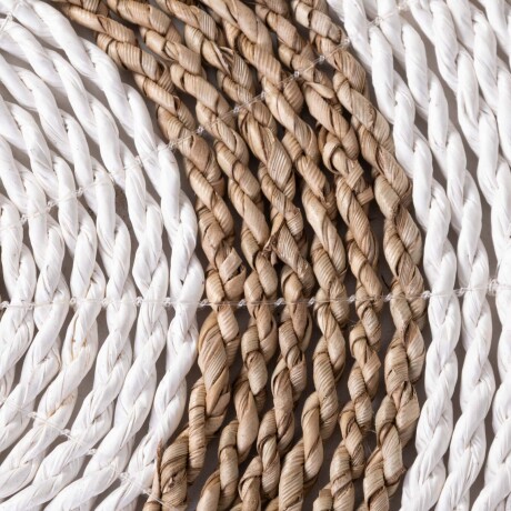 INDIVIDUAL 30 CM FIBRAS-NATURALES BLANCO FIBRAS BLANCO/NATURAL