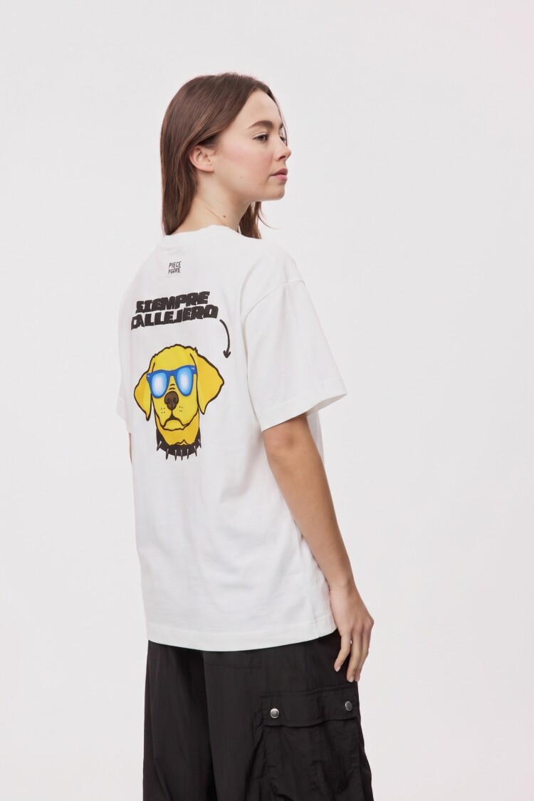 REMERA COPS Blanco
