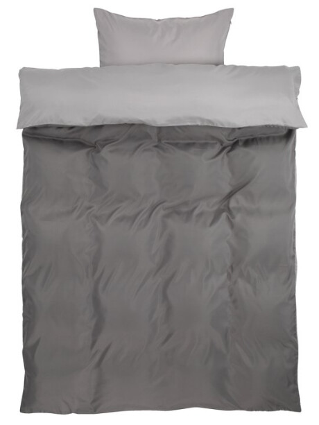 Juego funda nórdica CATERINA microfibra 155x220 gris Juego funda nórdica CATERINA microfibra 155x220 gris