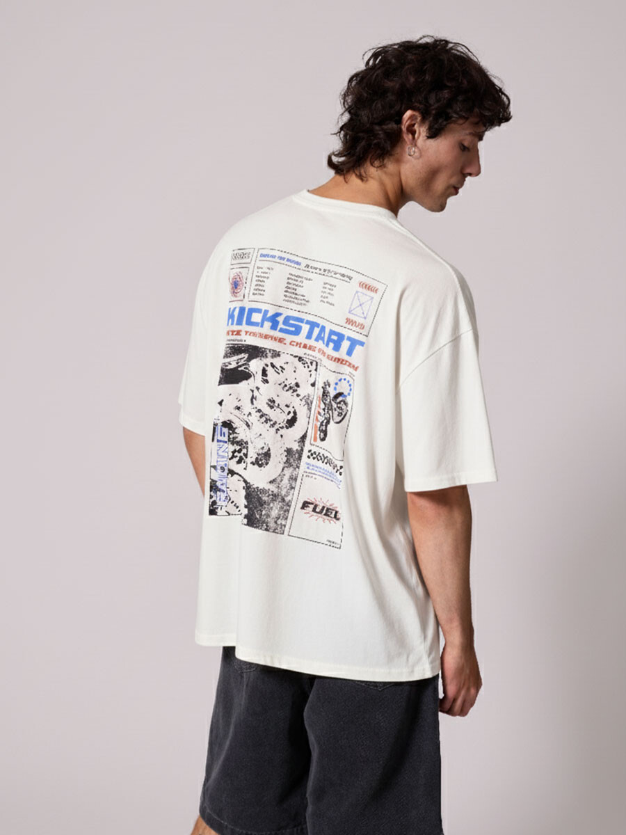 T-SHIRT CICLE DIXIE Crudo