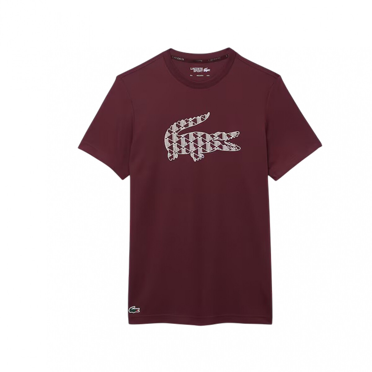 REMERA ESTAMPADA LACOSTE - Bordeaux 