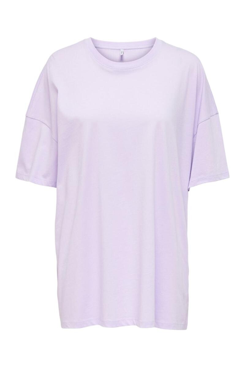 Camiseta Laya Oversized Comfy - Pastel Lilac 