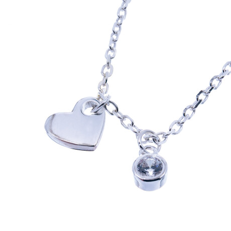Conjunto de cadena de plata 925 con dijes, AMOR. Conjunto de cadena de plata 925 con dijes, AMOR.