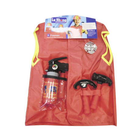 Disfraz Infantil de Bombero Con Accesorios Para Halloween