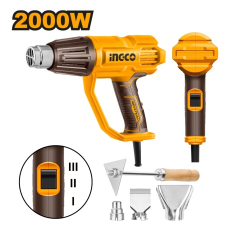 Pistola de Calor 2000W HG200078 Ingco 001