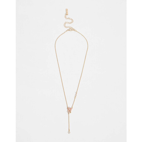 Collar Con Dije De Flor Dorado