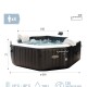 INTEX PURESPA DELUXE NEGRO CAPACIDAD 4 PERSONAS Intex Purespa Deluxe Negro Capacidad 4 Personas