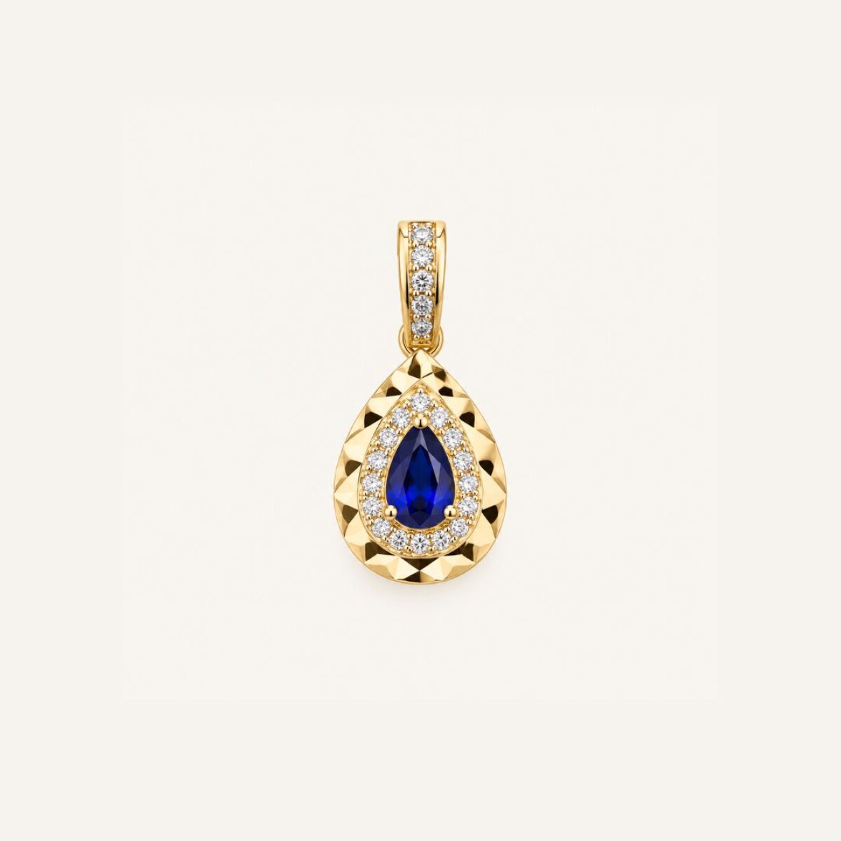 Dije Vivienne Blue - Oro 10k 